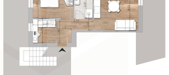 2 rooms Apartment in Ciampino, Italy No. 21452 2