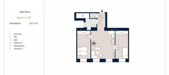 3-Zimmer Wohnung in Mariahilf, Austria, Nr. 221905 12