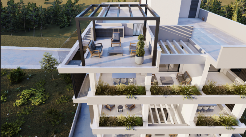 2 Schlafzimmer Penthouse in Agios Athanasios, Cyprus, Nr. 14963