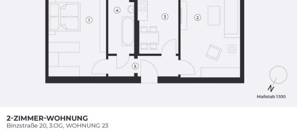 1 غرف نوم شقة في Pankow, Germany رقم 89906 15