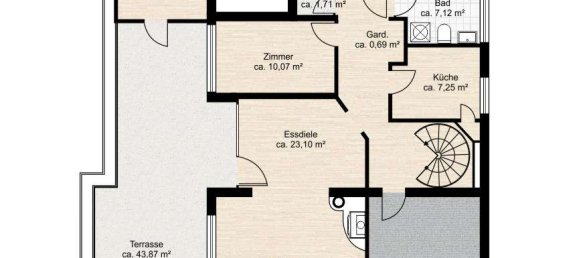 3 غرف نوم منزل ذو طابقين في Freiburg im Breisgau, Germany رقم 116773 26