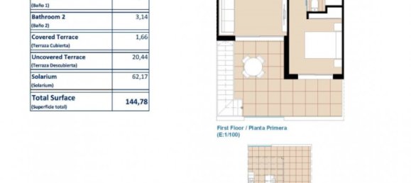 2 chambres Bungalow à Pilar de la Horadada, Spain No. 7269 10