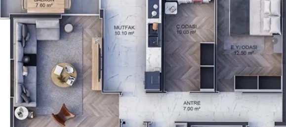 Apartment 2+1 in Kepez, Turkey No. 32972 18