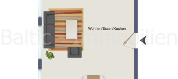 Квартира с 1 спальней в Гамбург-Север, Германия № 73383 3