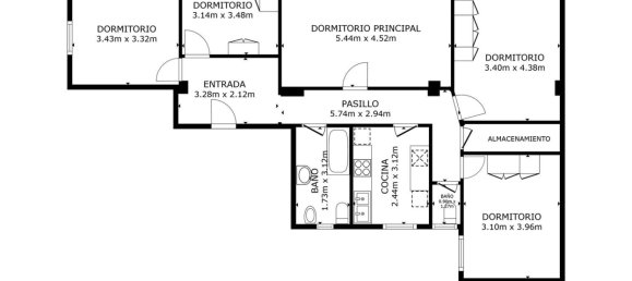 4 bedrooms Apartment in Zaragoza, Spain No. 151643 19