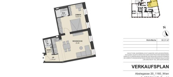 2-salle Appartement à Ottakring, Austria No. 12441 14