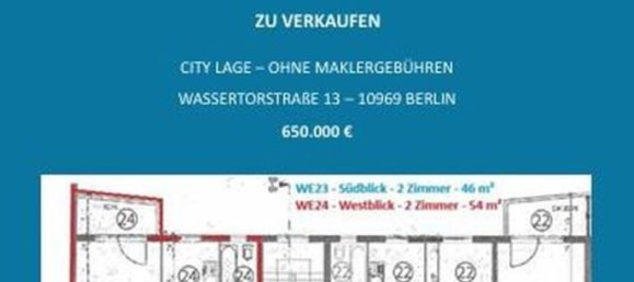 Apartamento de 2 habitaciónes en Kreuzberg, Germany No. 8525 4