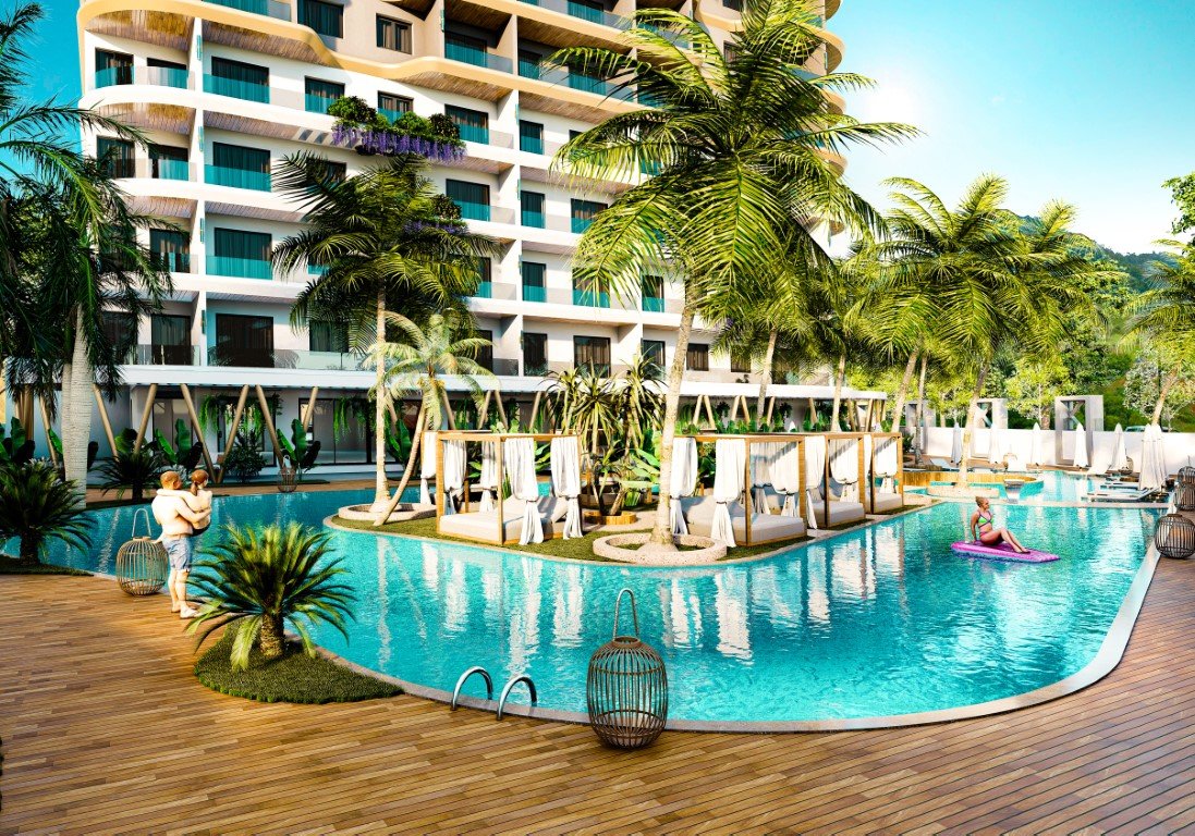 Apartamento 1+1 em Alanya, Turkey N.º 4418