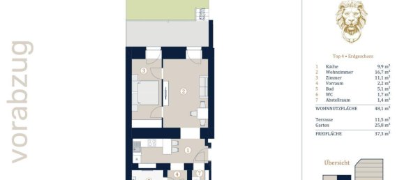 2-Zimmer Penthouse in Alsergrund, Austria, Nr. 174049 7