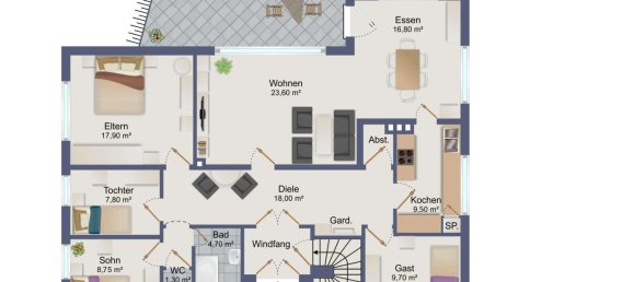 5-Zimmer Bungalow in Darmstadt-Dieburg, Germany, Nr. 124652 2