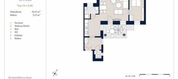 2-Zimmer Wohnung in Leopoldstadt, Austria, Nr. 142781 10