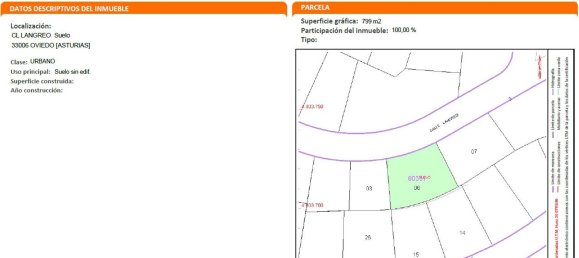 Terreno em Oviedo, Spain N.º 156459 31