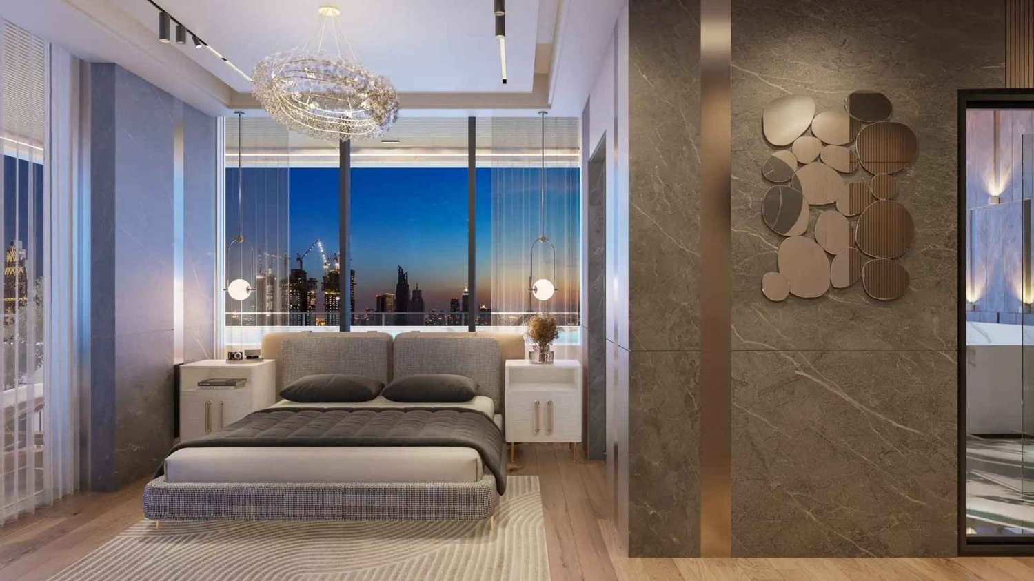 Apartamento en Empire Lakeviews, Wadi Al Safa 2, UAE 38.18 m² No. 64117