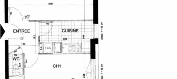 1 Schlafzimmer Wohnung in Versailles, France, Nr. 347041 9