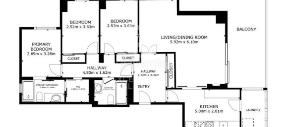 Apartamento de 3 dormitorios en Valencia, Spain No. 82415 36