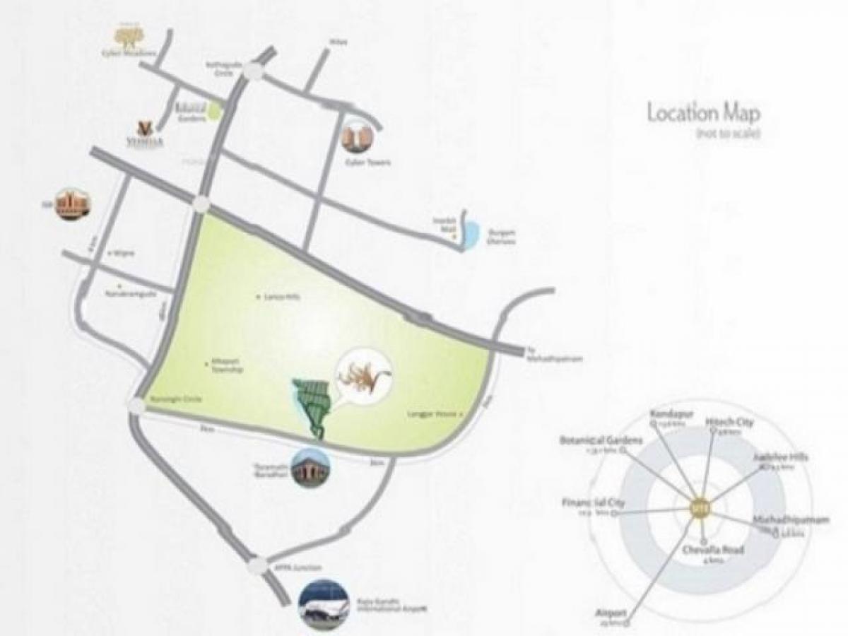 Дом с 4 спальнями в Хайдарабад, Индия № 48725