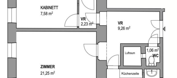 3-Zimmer Wohnung in Rudolfsheim-Funfhaus, Austria, Nr. 260938 12