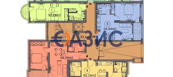 Studio à Sveti Vlas, Bulgaria No. 228 9