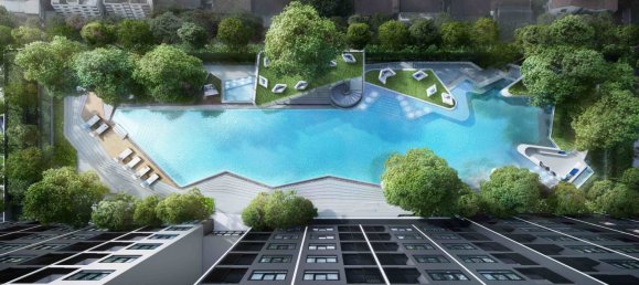 Кондоминиум  с 1 спальней в Бангкок, Таиланд № 2568 4