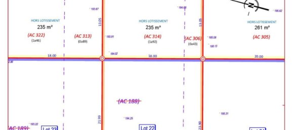Terrain à Vandières, France No. 70514 2