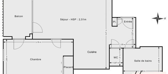 1 Schlafzimmer Wohnung in Chassieu, France, Nr. 286924 10