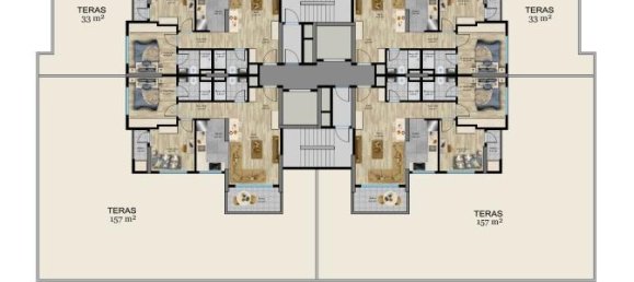 3 rooms Apartment in Mersin, Turkey No. 30059 28