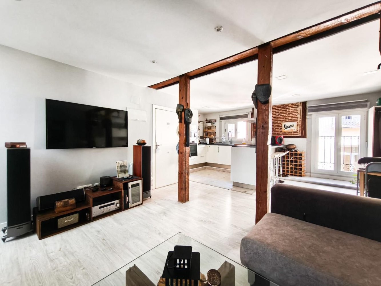 Квартира с 1 спальней в Мадрид, Испания № 213692