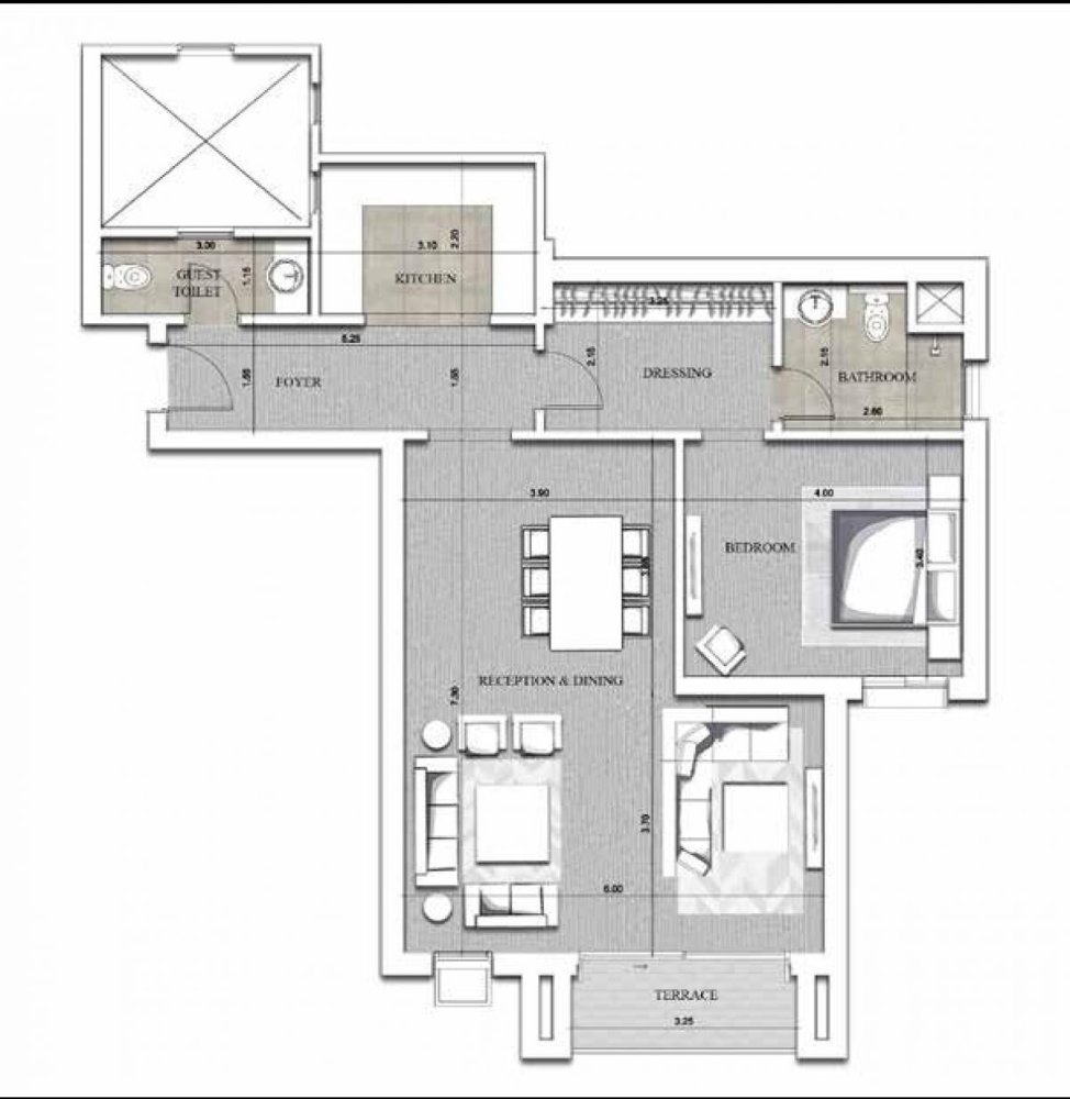 Studio in the Condo in Giza, Egypt No. 2032