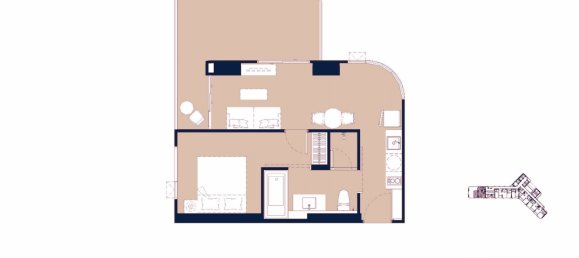 Apartamento T1 em Pattaya, Thailand N.º 27120 42