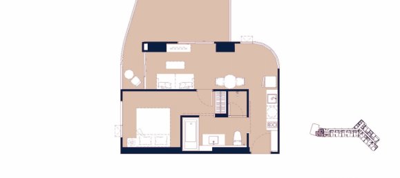 Apartamento T1 em Pattaya, Thailand N.º 27120 40