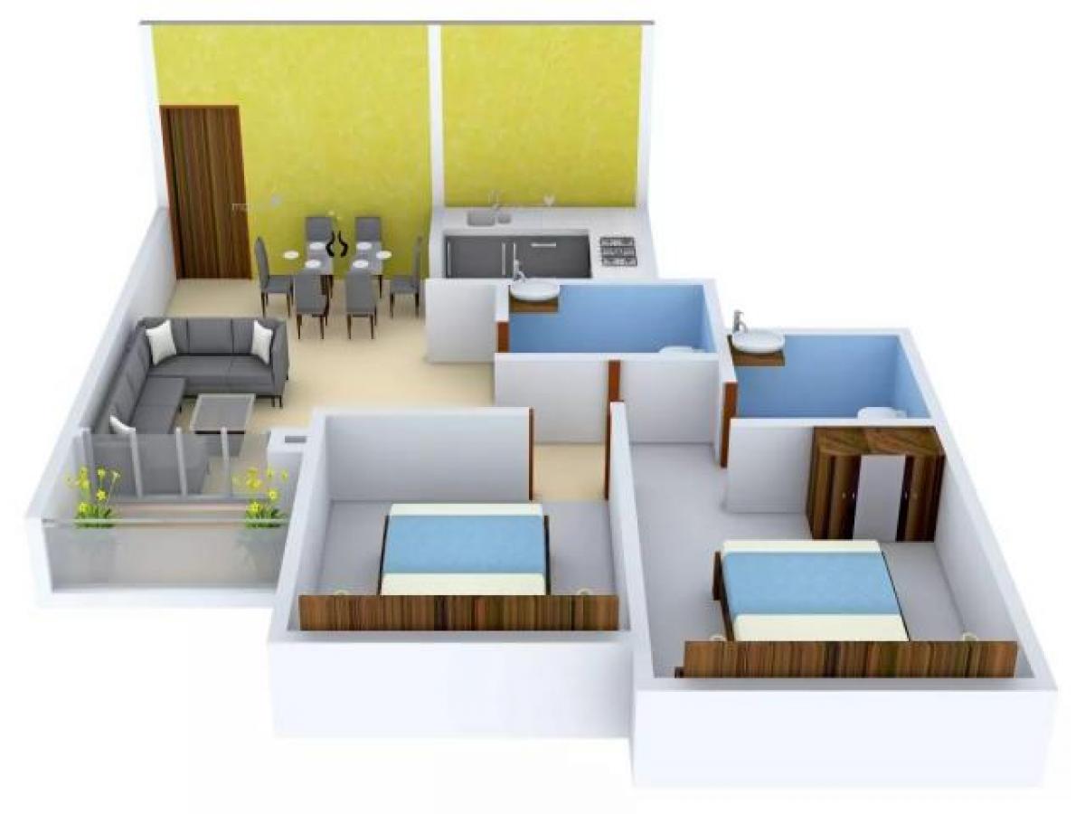 2 bedrooms House in Kolkata, India No. 25335