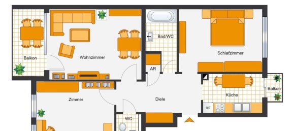 2 chambres Appartement à Nuremberg, Germany No. 146361 6