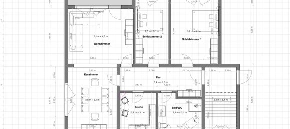 3-salle Appartement à Rastatt, Germany No. 241594 17