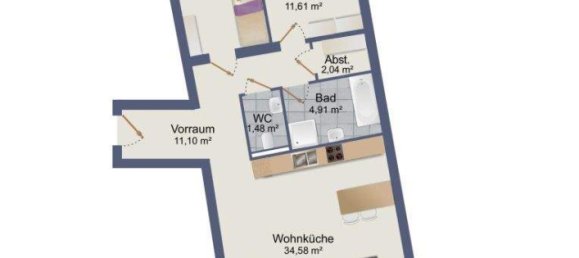 3غرفة شقة في Klosterneuburg, Austria رقم 146844 17