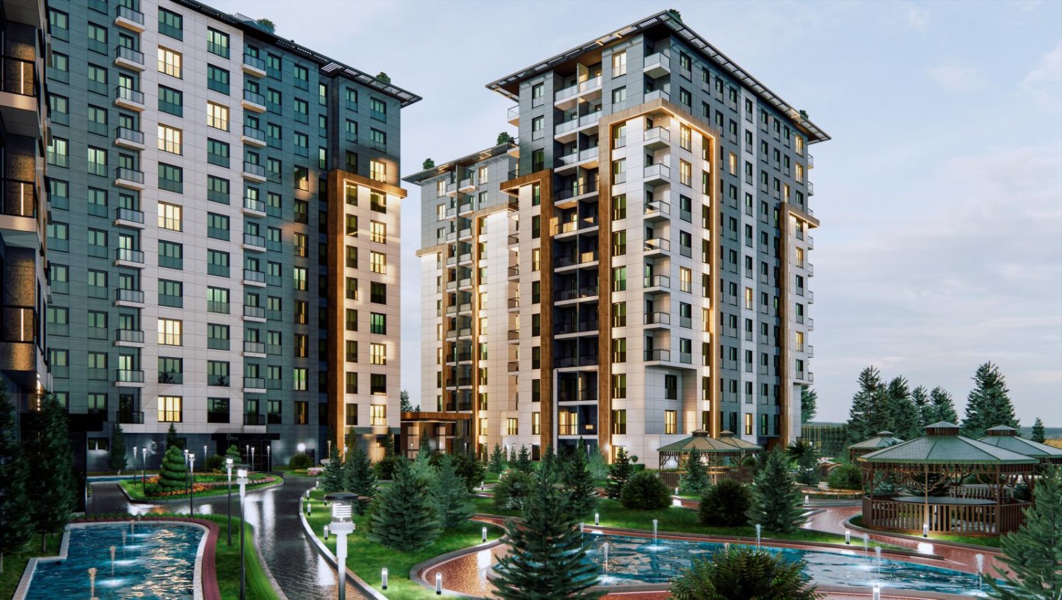 شقة 4+2 في Istanbul, Turkey رقم 41922