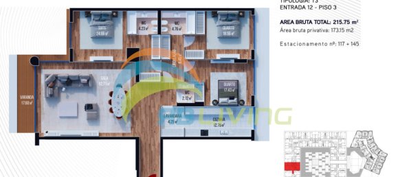 3 Schlafzimmer Wohnung in Funchal, Portugal, Nr. 174518 18