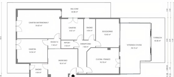 4 rooms Apartment in Campobasso, Italy No. 128311 22