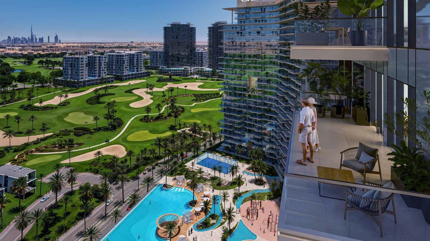 2 chambres appartement à vendre à DAMAC Hills (Akoya by DAMAC), Dubai, UAE № 117377