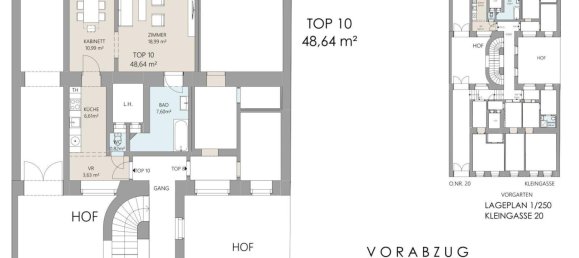 1 chambre Appartement à Vienna, Austria No. 181064 3