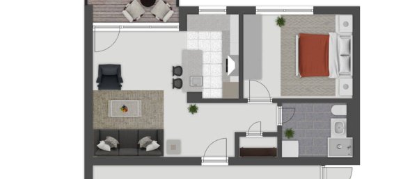 1 Schlafzimmer Wohnung in Mitte, Germany, Nr. 364249 18