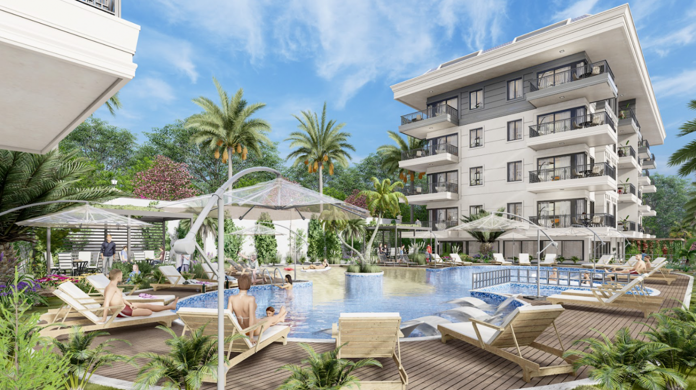 Appartement 1+1 à Oba, Turkey No. 12787