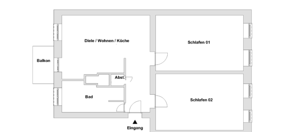 3 rooms Apartment in Kreuzberg, Germany No. 288644 8