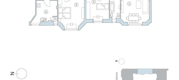 2 chambres Appartement à Charlottenburg, Germany No. 67601 5