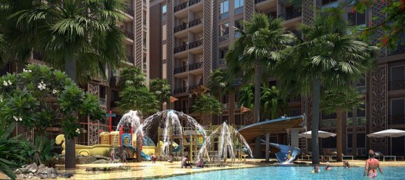 Apartamento com 2 quartos em condomínio em Pattaya, Thailand N.º 647 16