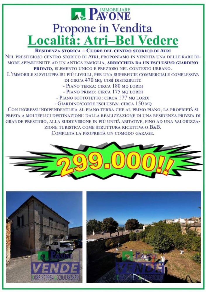 Casa T3 em Atri, Italy N.º 301419