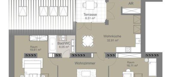 4 rooms Apartment in Meidling, Austria No. 63682 25
