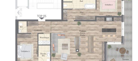 Ático de 3 habitaciónes en St. Ulrich am Pillersee, Austria No. 59221 22