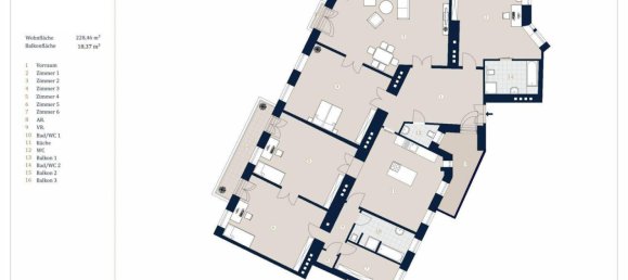 Apartamento de 6 divisões em Alsergrund, Austria N.º 33012 14