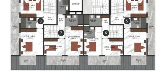 3 rooms Apartment in Alanya, Turkey No. 9645 8