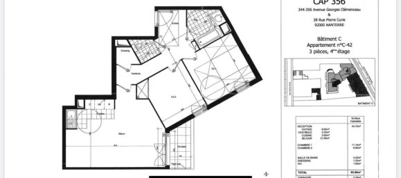 2 Schlafzimmer Wohnung in Nanterre, France, Nr. 167085 22